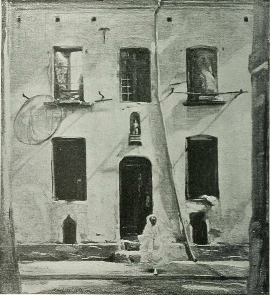 An illustration from Studio international, 1893, leaf 9