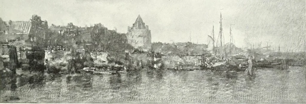An illustration from Studio international, 1893, leaf 104