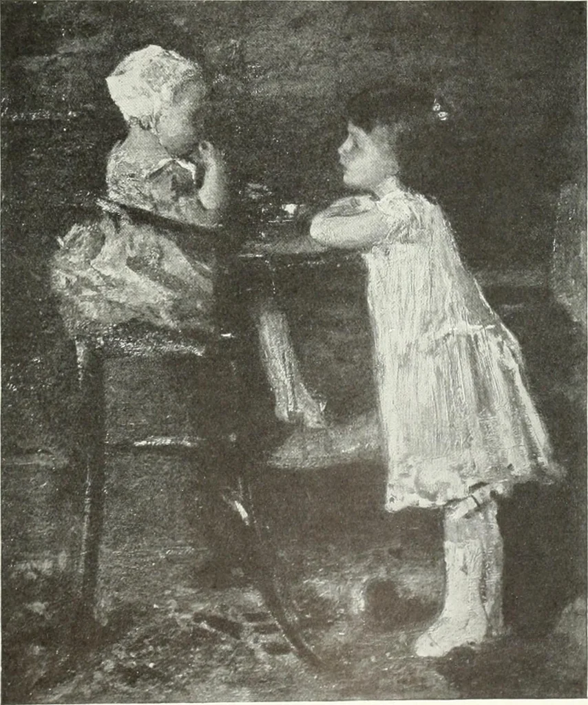 An illustration from Studio international, 1893, leaf 106