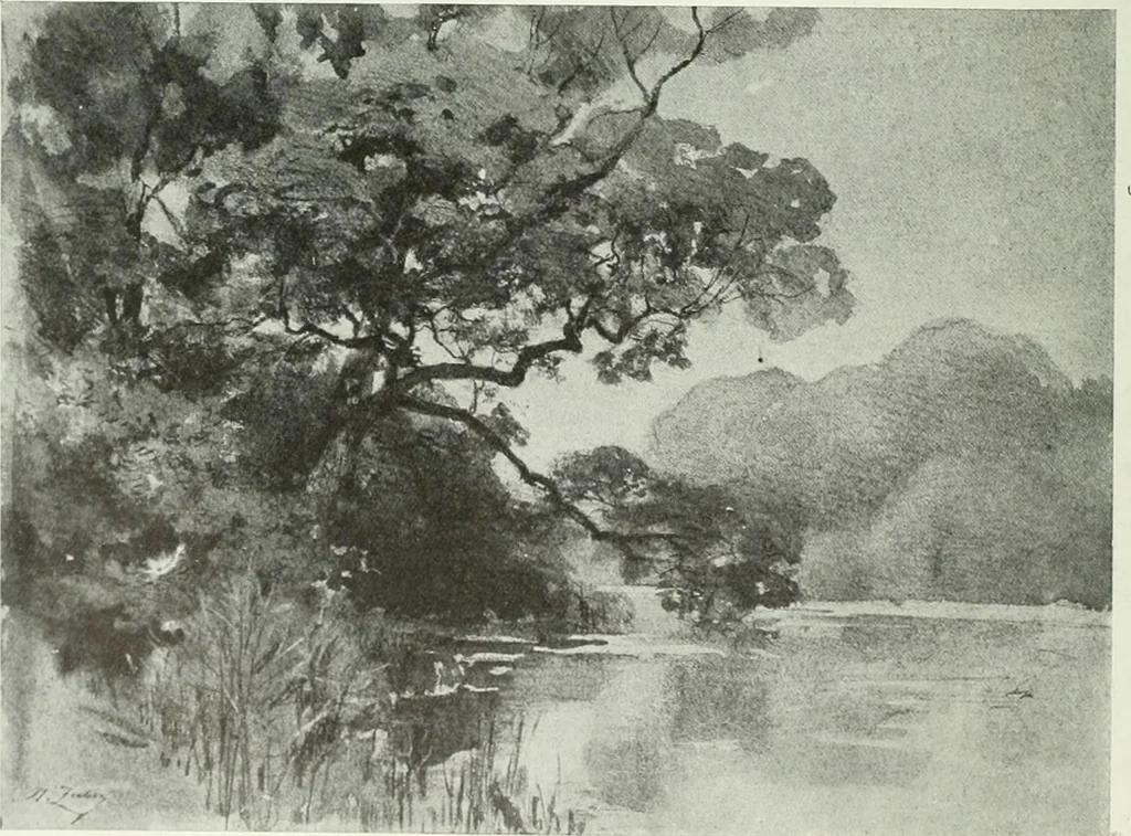 An illustration from Studio international, 1893, leaf 115