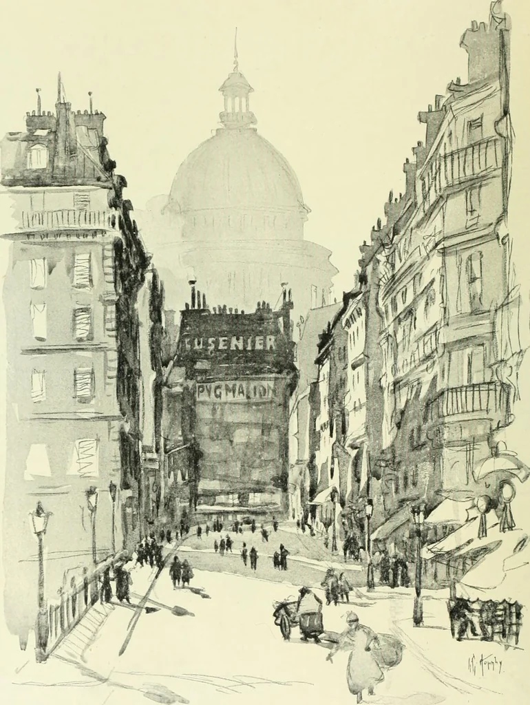 An illustration from Studio international, 1893, leaf 121