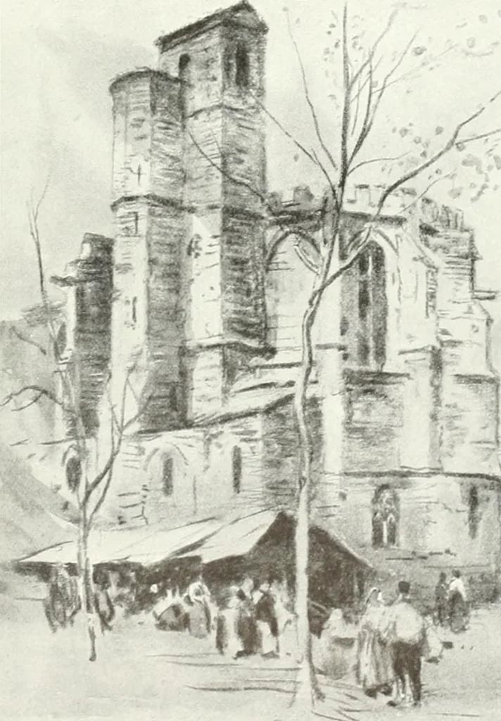 An illustration from Studio international, 1893, leaf 144
