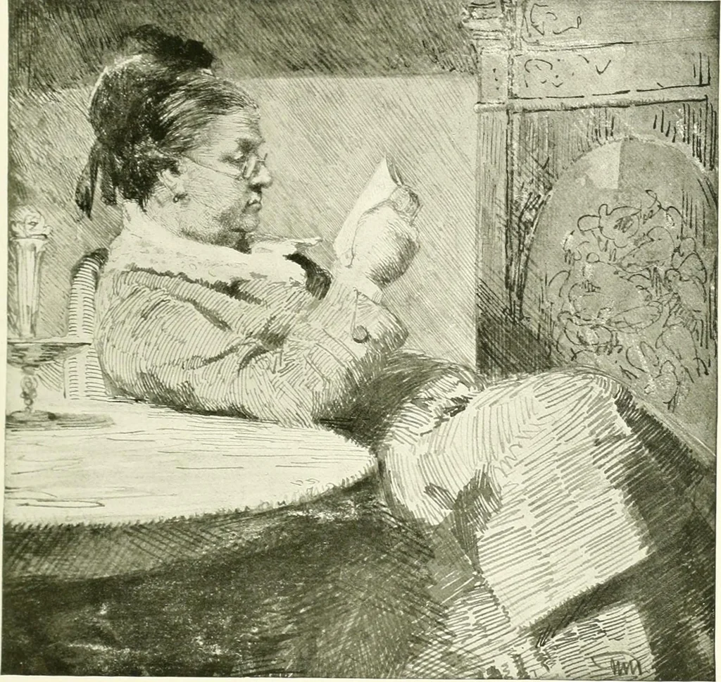 An illustration from Studio international, 1893, leaf 154