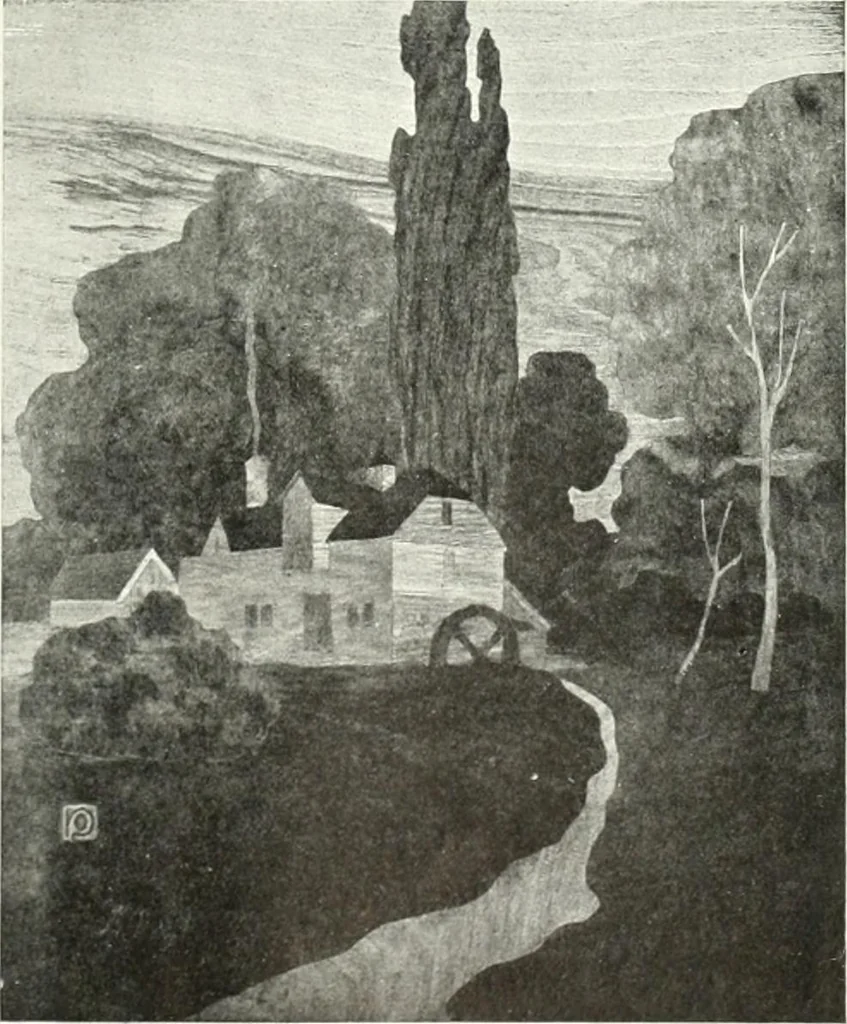 An illustration from Studio international, 1893, leaf 166