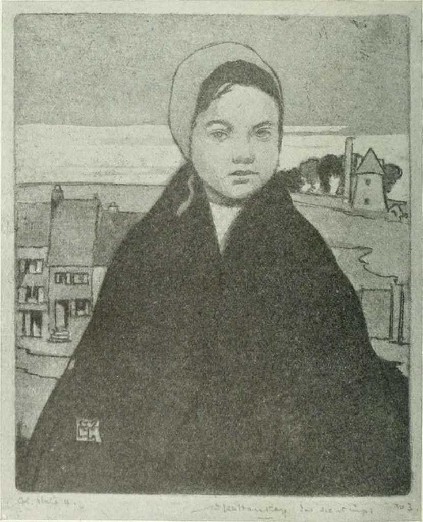 An illustration from Studio international, 1893, leaf 185