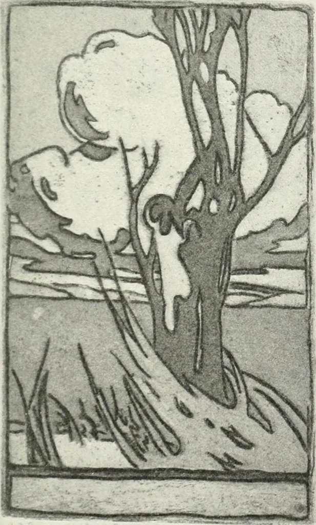 An illustration from Studio international, 1893, leaf 188