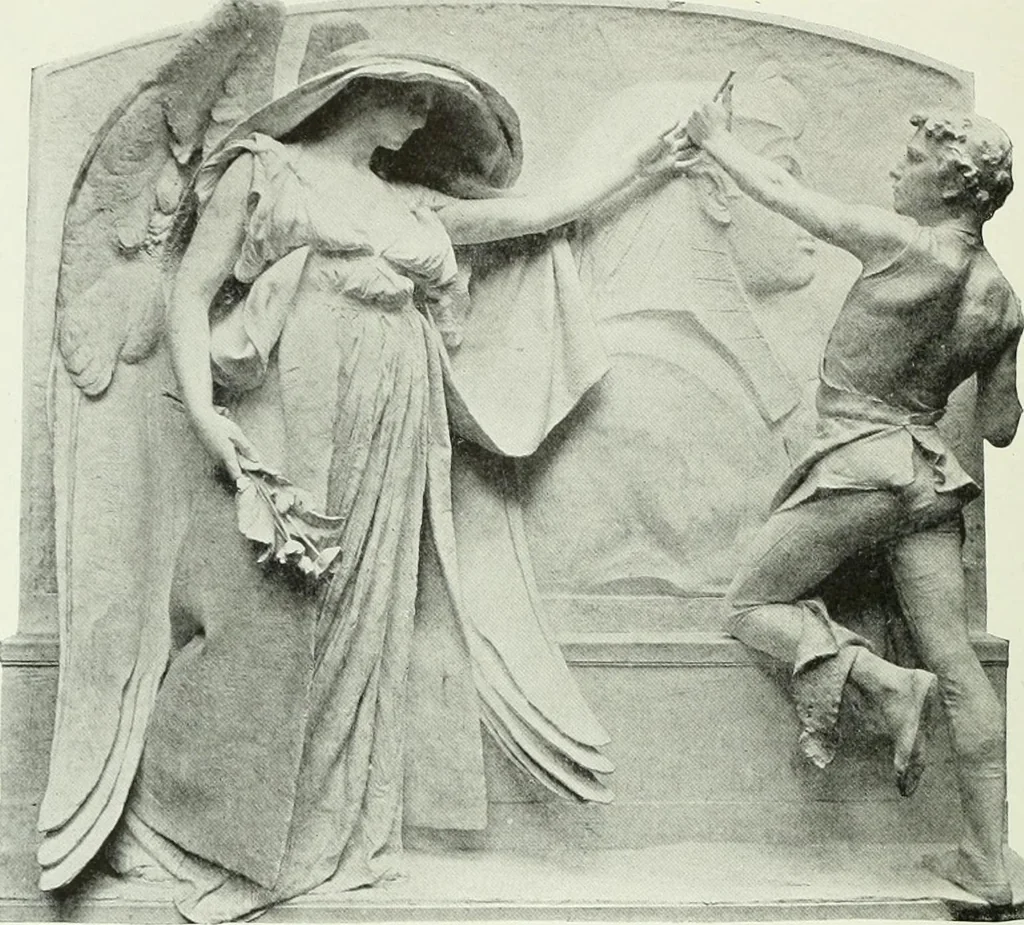 An illustration from Studio international, 1893, leaf 217