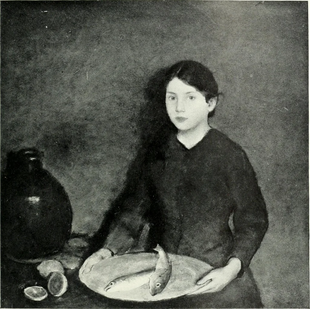 An illustration from Studio international, 1893, leaf 242
