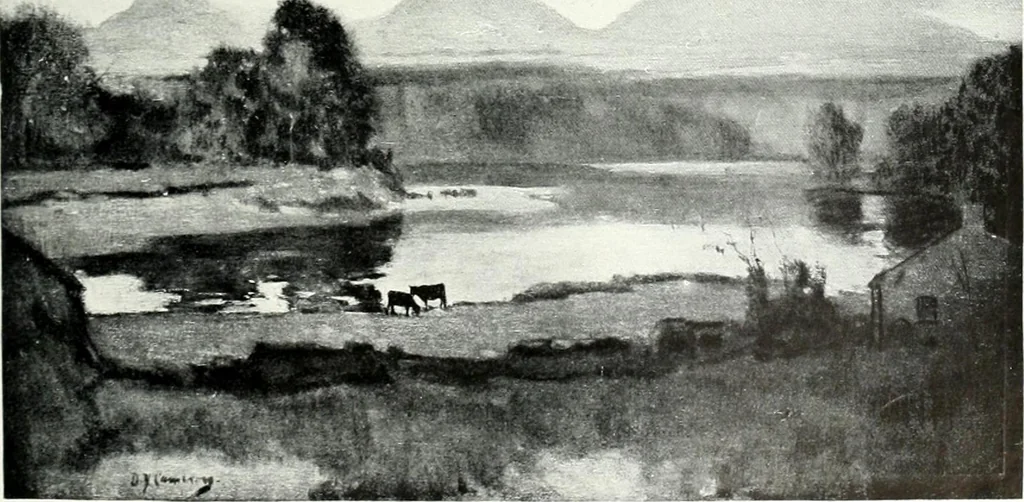 An illustration from Studio international, 1893, leaf 264