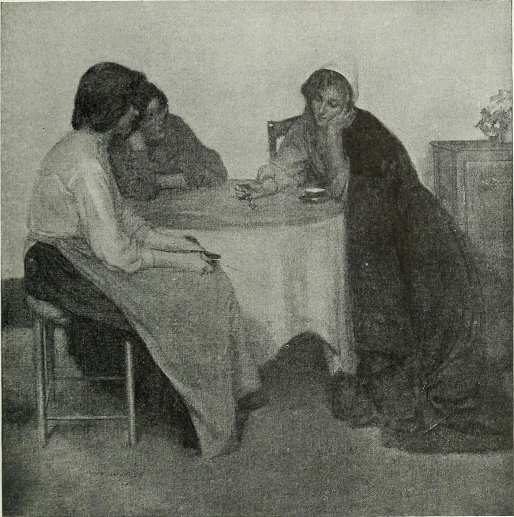 An illustration from Studio international, 1893, leaf 294