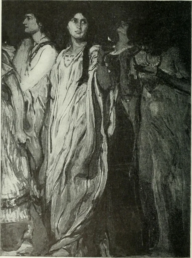 An illustration from Studio international, 1893, leaf 297