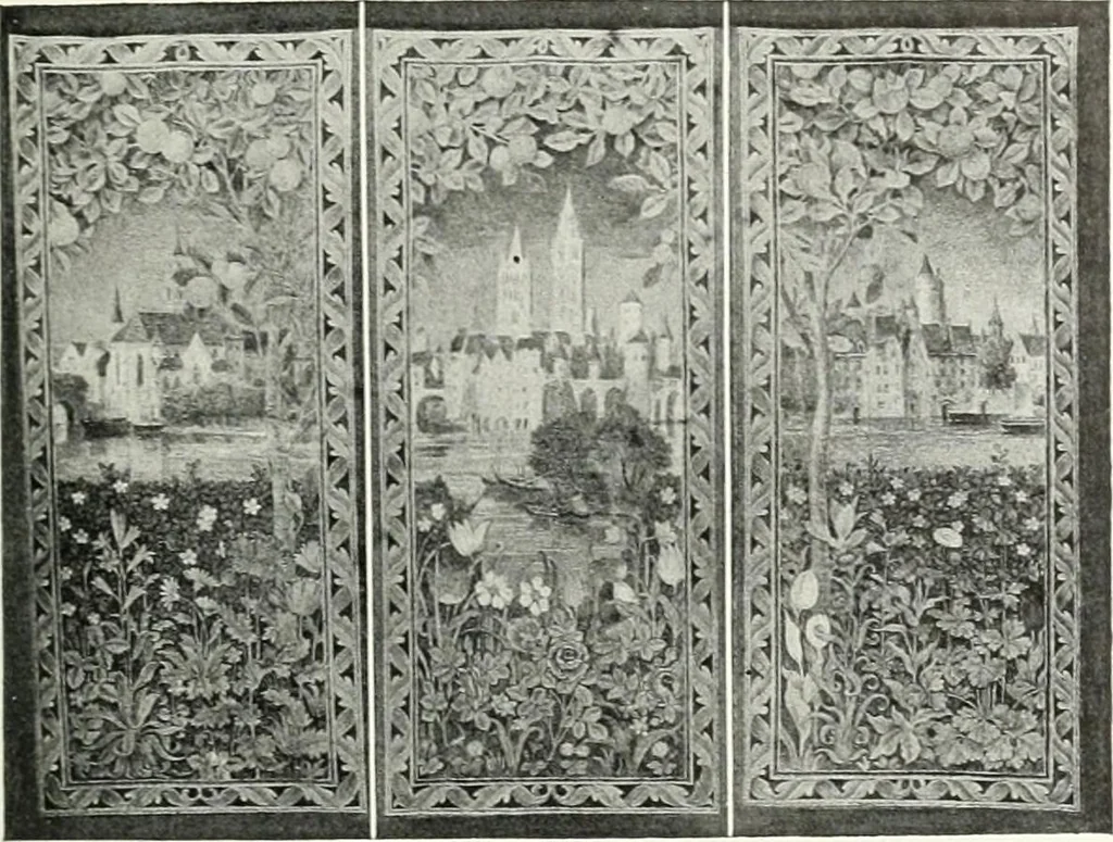 An illustration from Studio international, 1893, leaf 300