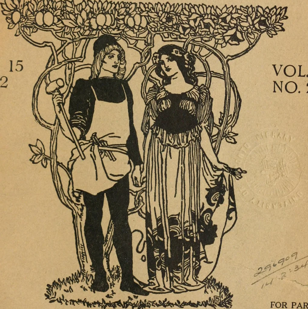 An illustration from Studio international, 1893, leaf 6