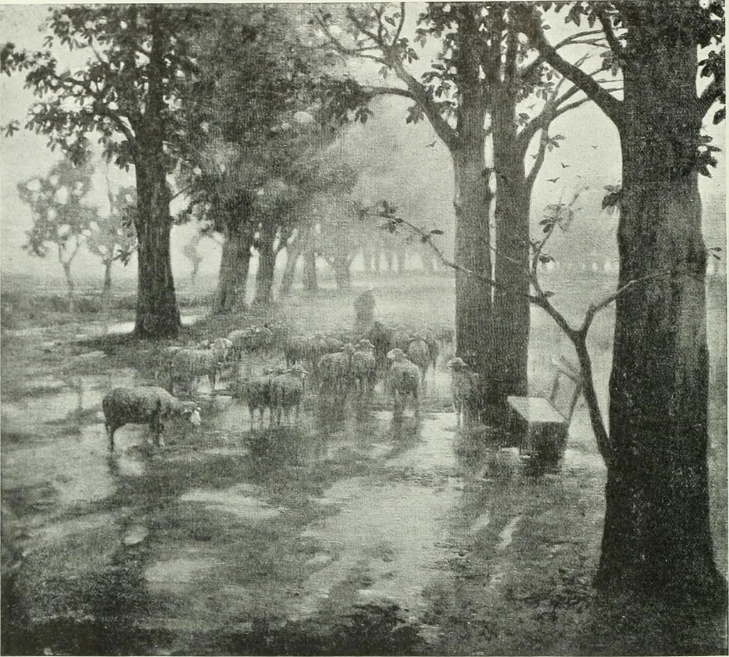 An illustration from Studio international, 1893, leaf 71
