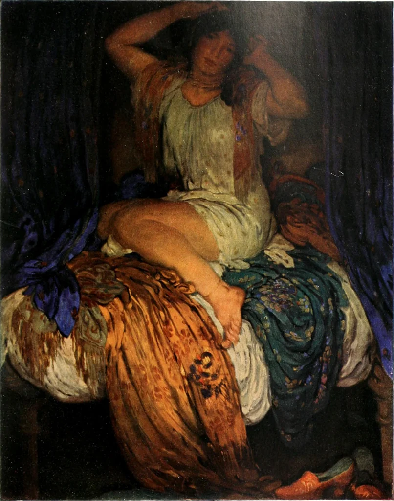 An illustration from Studio international, 1893, leaf 74