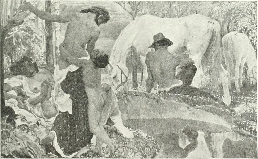 An illustration from Studio international, 1893, leaf 76