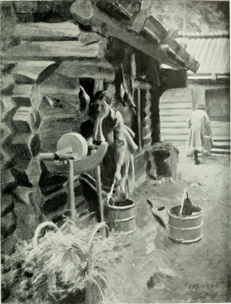 An illustration from Studio international, 1893, leaf 100