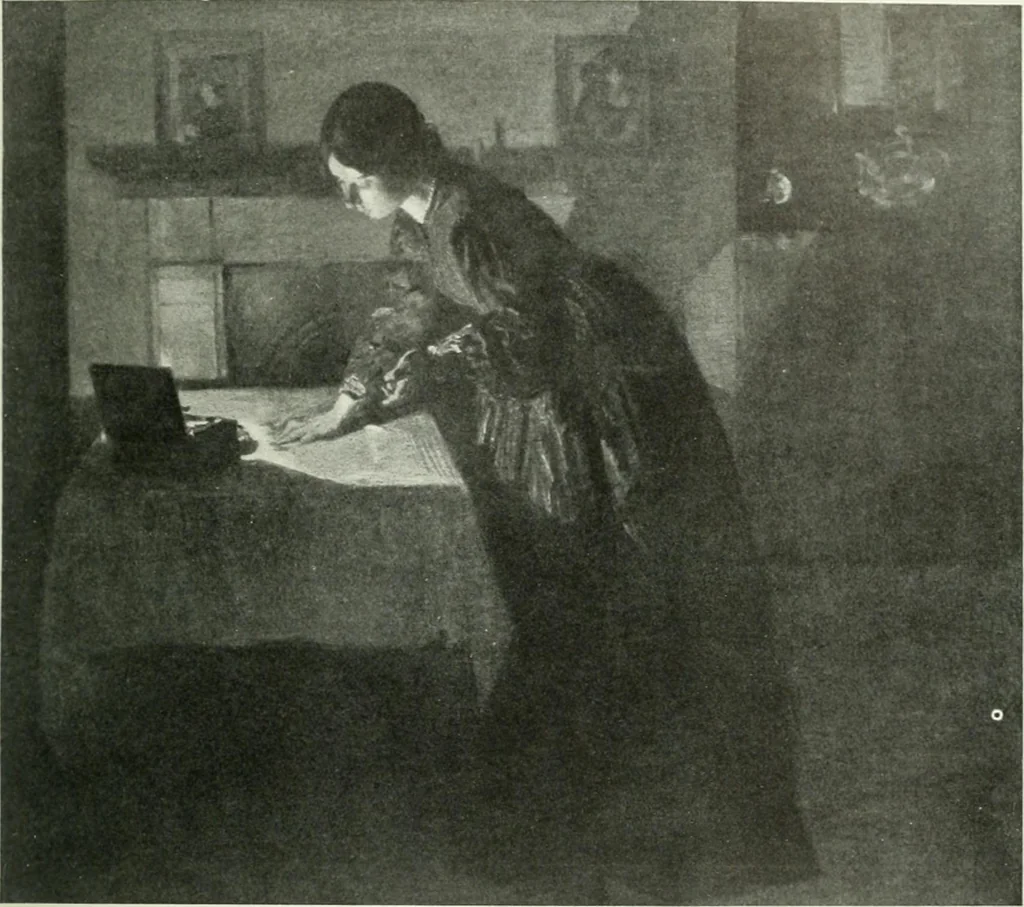 An illustration from Studio international, 1893, leaf 106