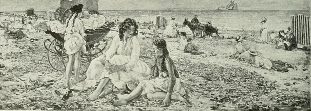 An illustration from Studio international, 1893, leaf 153