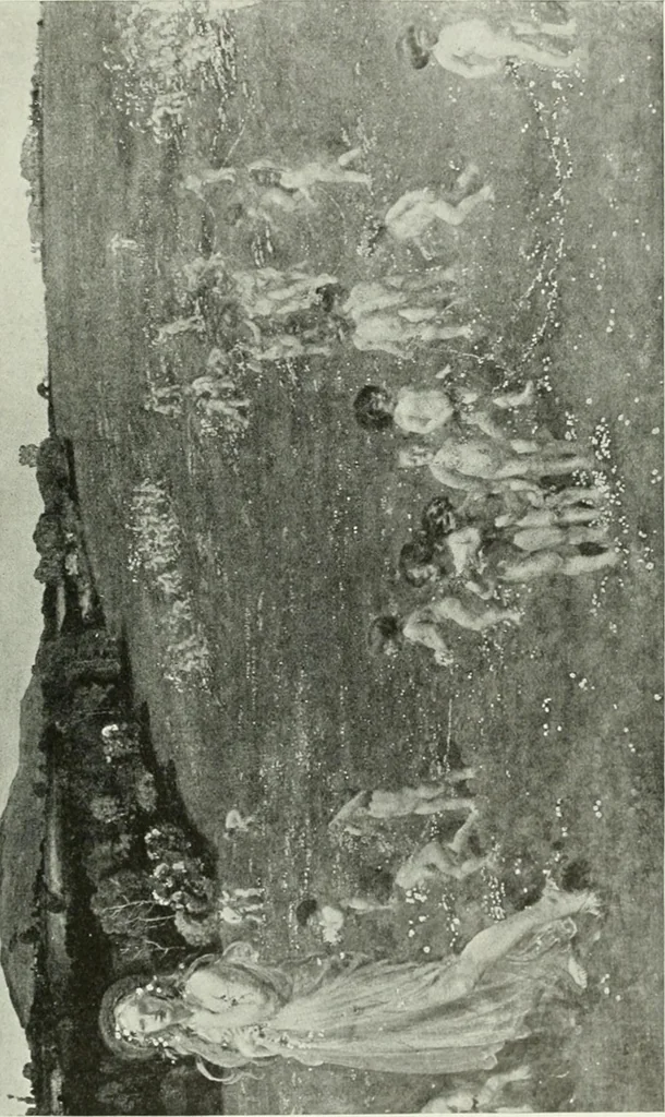An illustration from Studio international, 1893, leaf 154