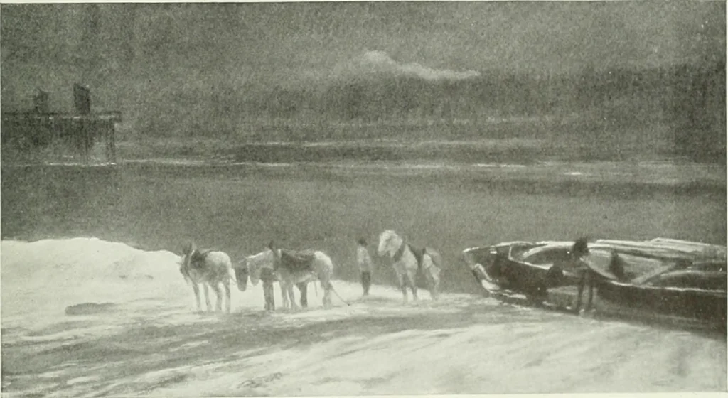 An illustration from Studio international, 1893, leaf 166