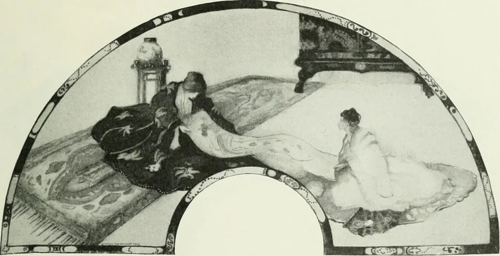 An illustration from Studio international, 1893, leaf 18