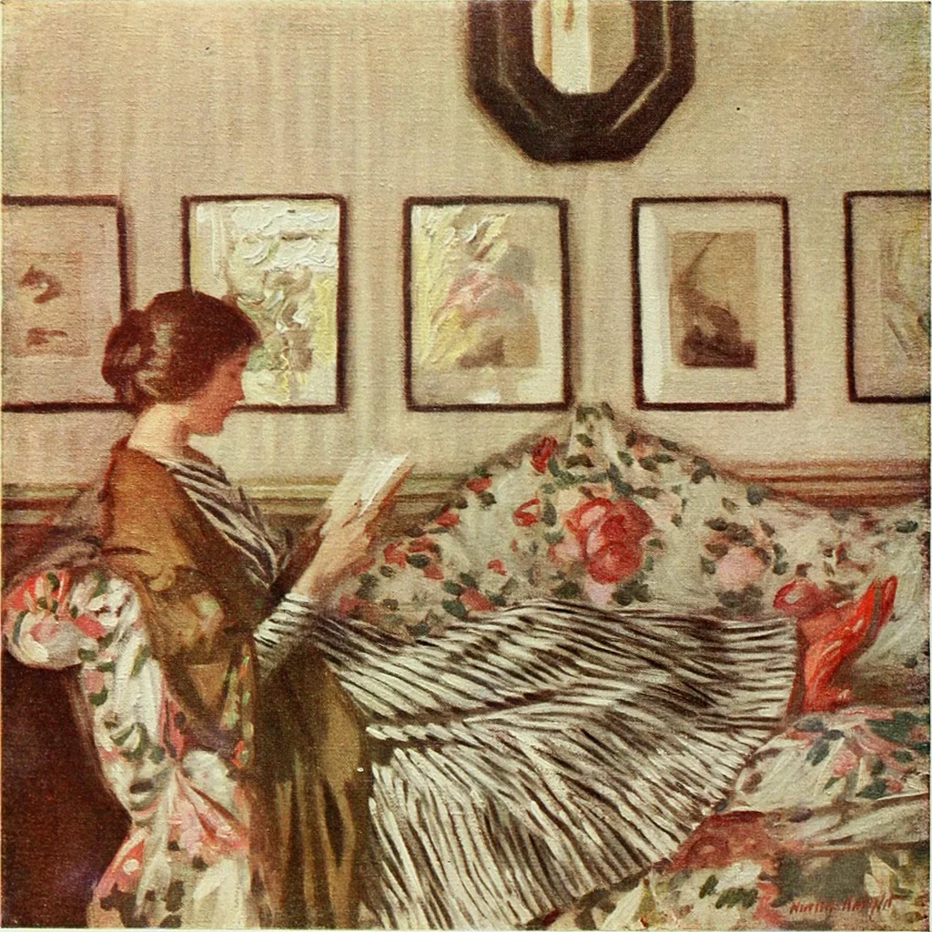 An illustration from Studio international, 1893, leaf 189