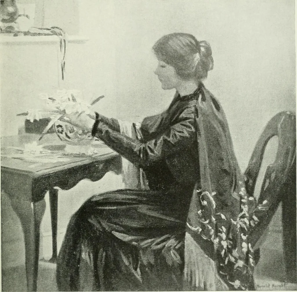 An illustration from Studio international, 1893, leaf 192