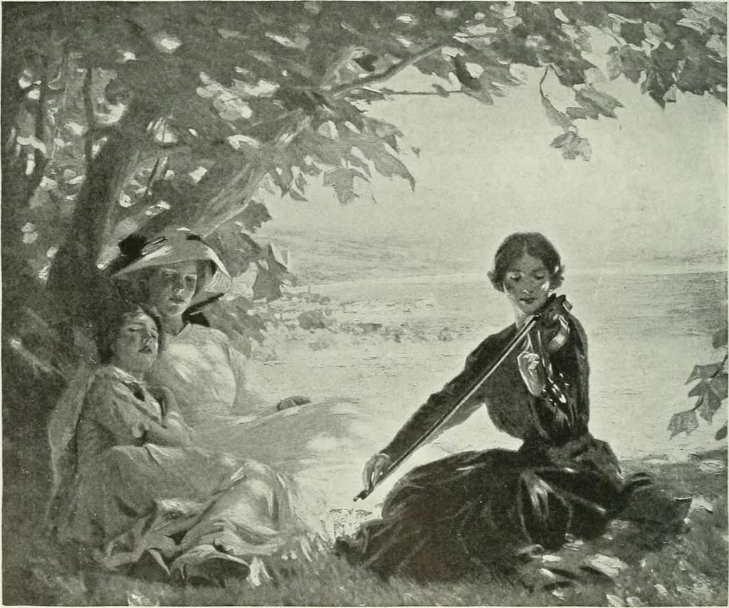 An illustration from Studio international, 1893, leaf 193