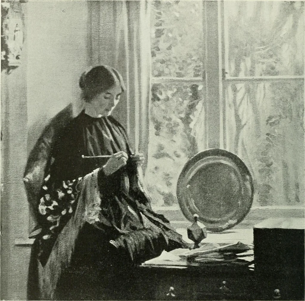 An illustration from Studio international, 1893, leaf 197