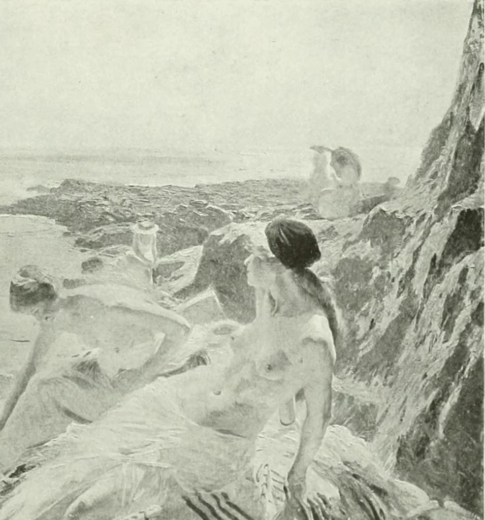 An illustration from Studio international, 1893, leaf 202