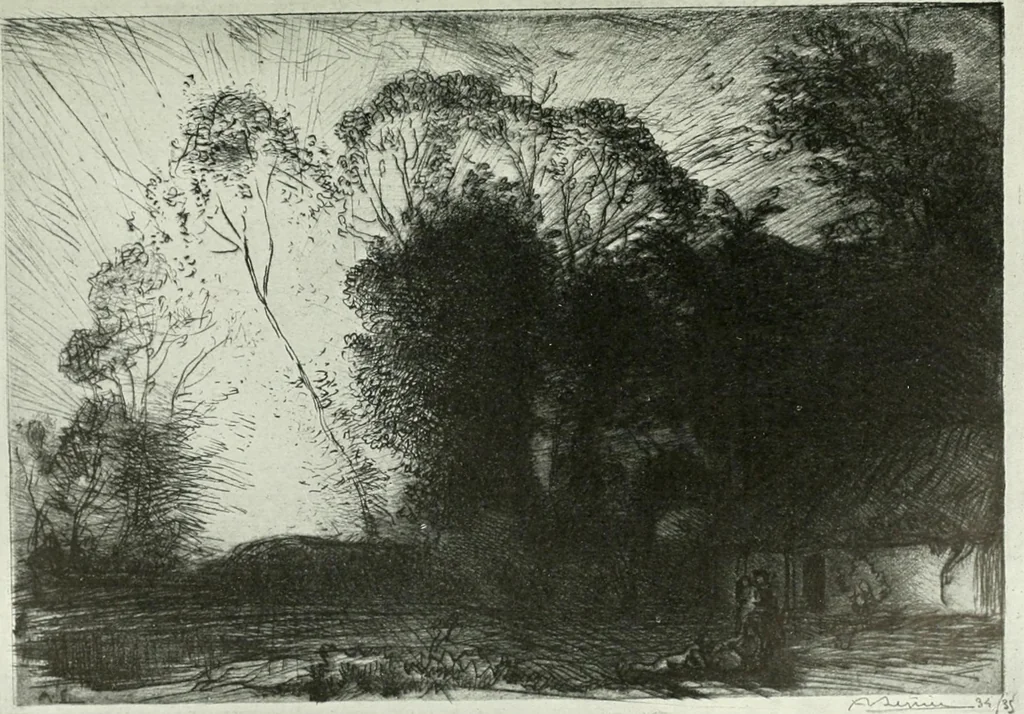 An illustration from Studio international, 1893, leaf 24