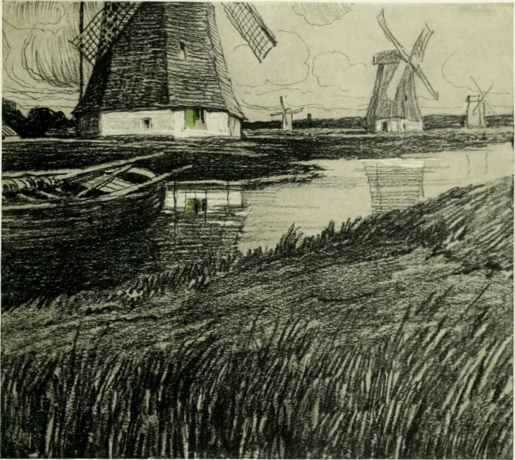 An illustration from Studio international, 1893, leaf 250