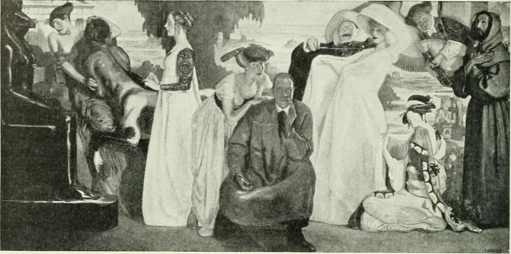 An illustration from Studio international, 1893, leaf 267