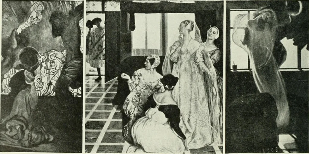 An illustration from Studio international, 1893, leaf 267