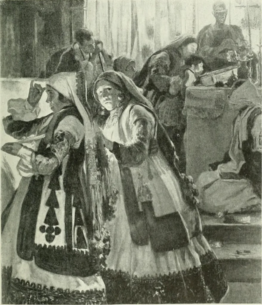 An illustration from Studio international, 1893, leaf 268