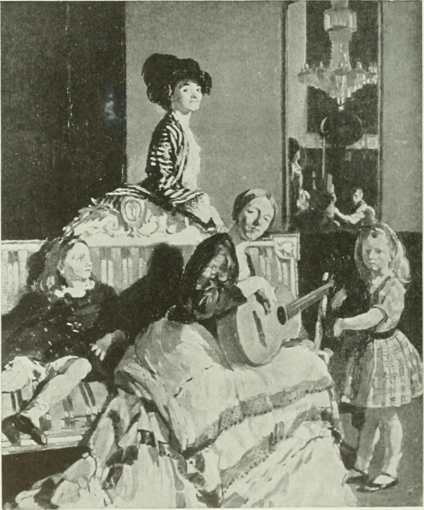 An illustration from Studio international, 1893, leaf 276