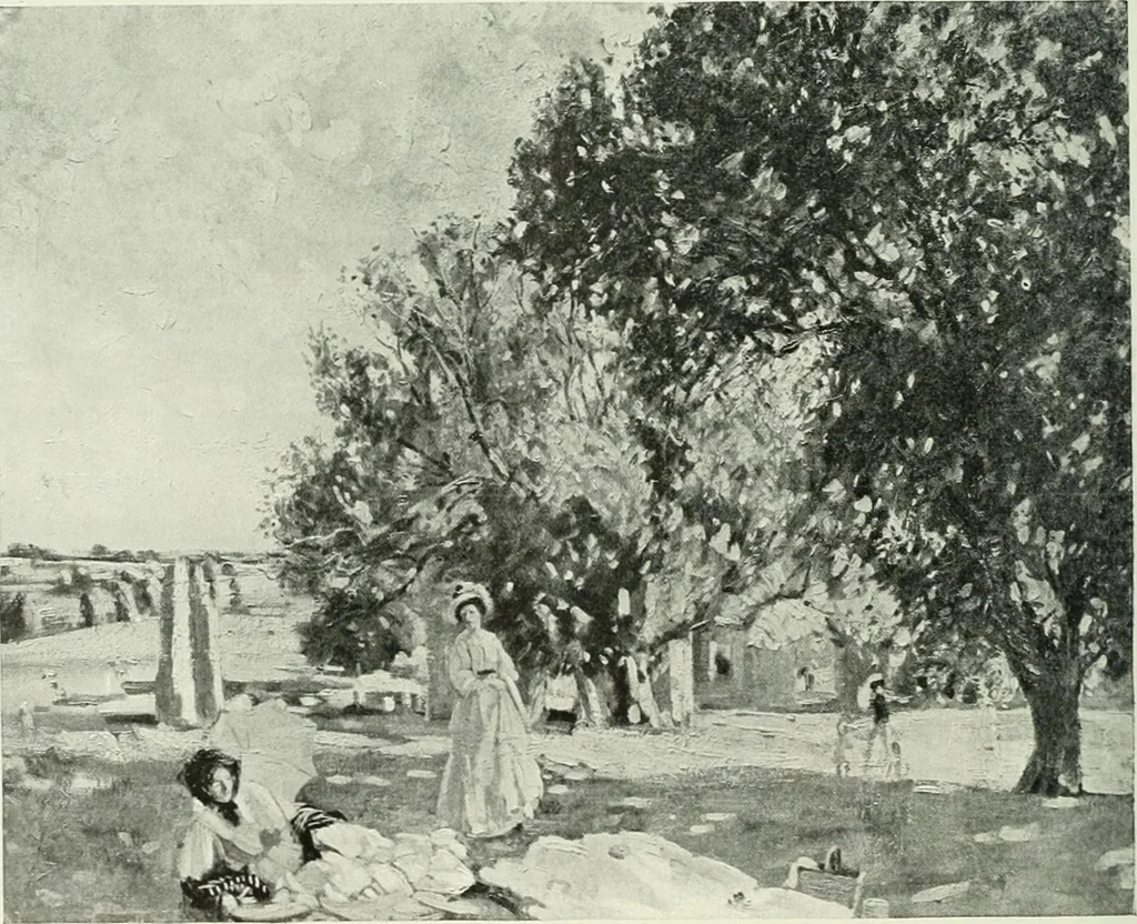 An illustration from Studio international, 1893, leaf 277