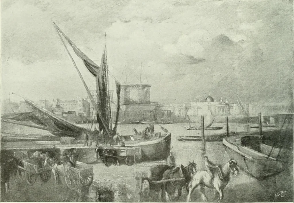An illustration from Studio international, 1893, leaf 283
