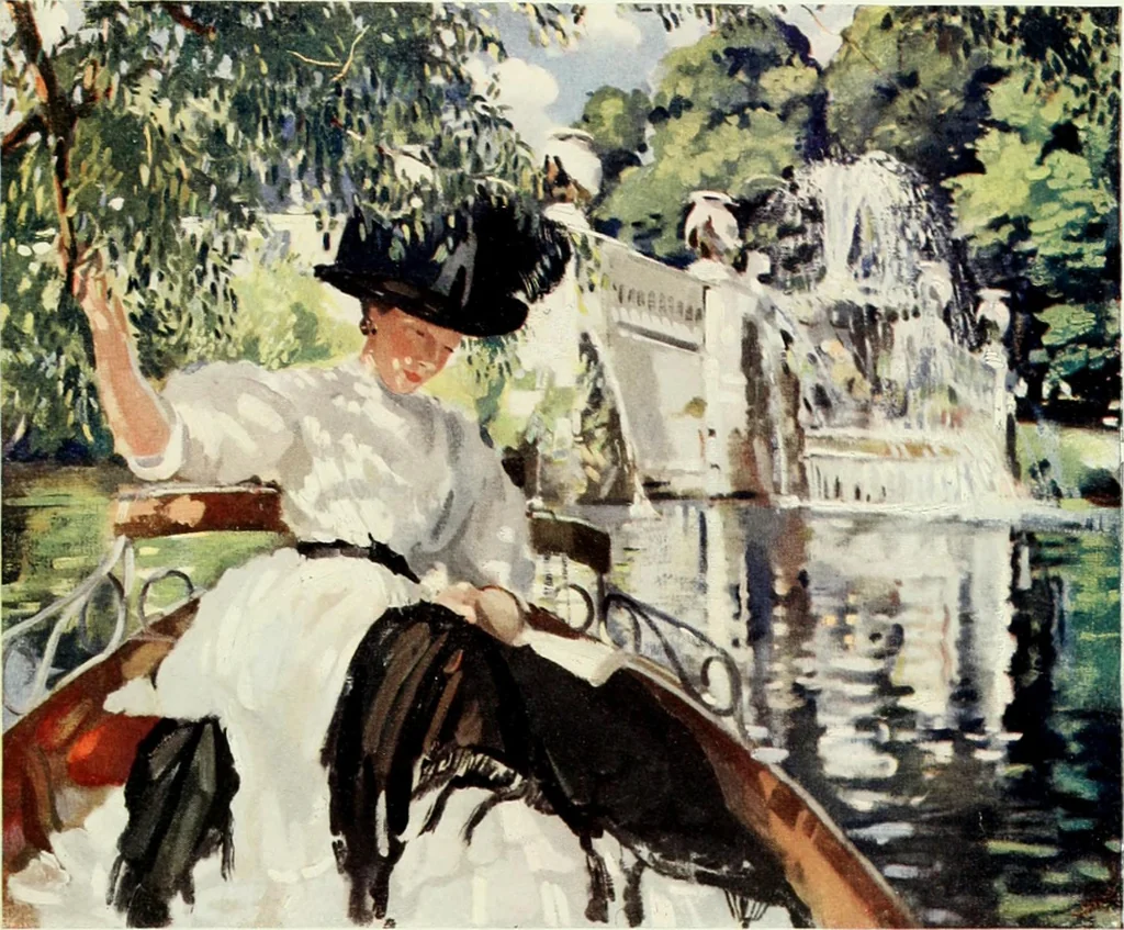 An illustration from Studio international, 1893, leaf 284