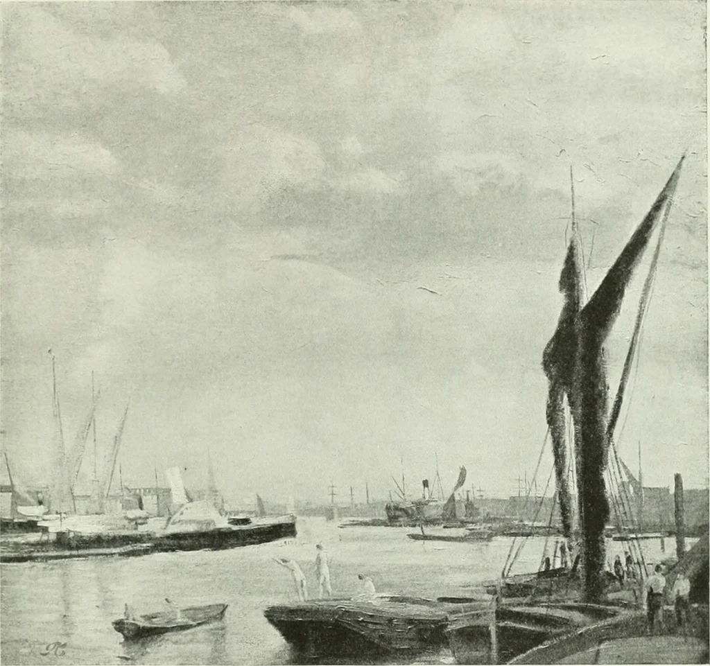 An illustration from Studio international, 1893, leaf 286