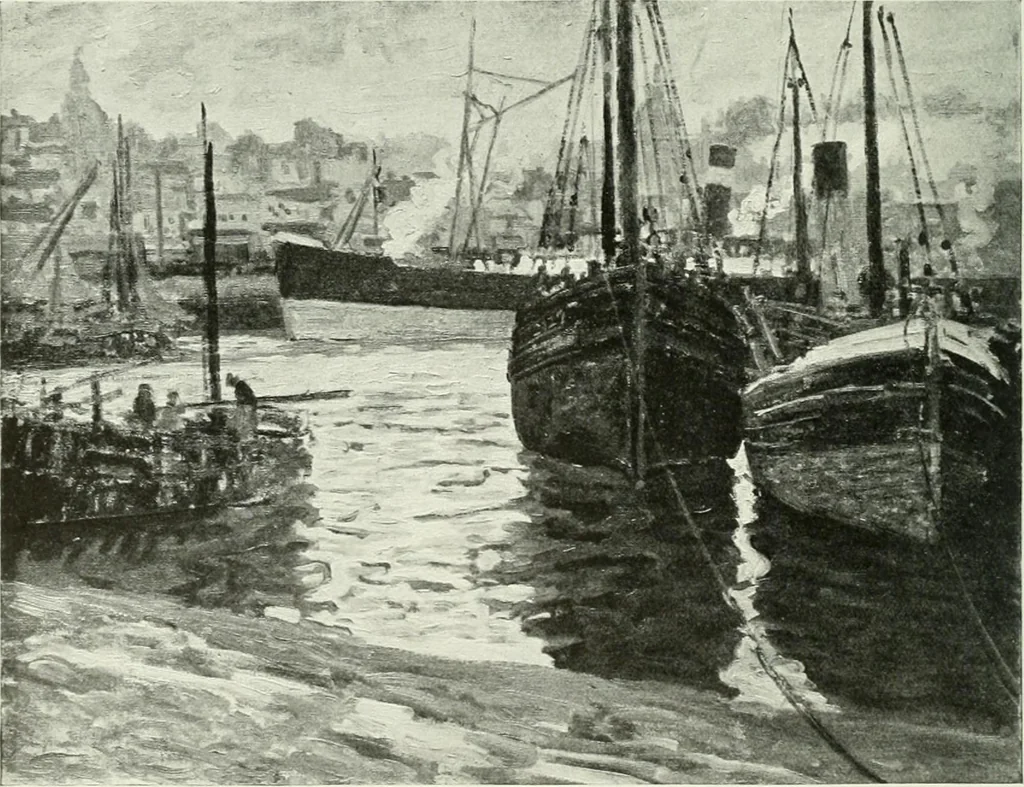 An illustration from Studio international, 1893, leaf 289