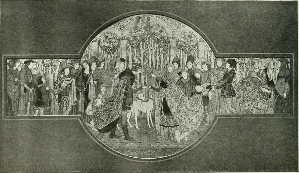 An illustration from Studio international, 1893, leaf 307