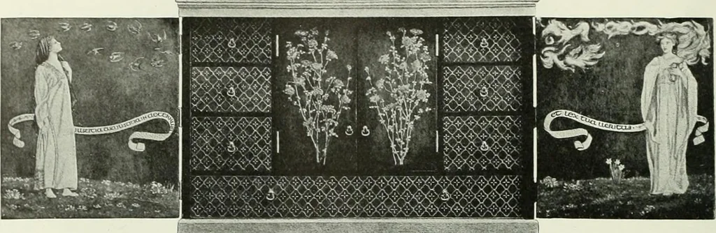 An illustration from Studio international, 1893, leaf 309