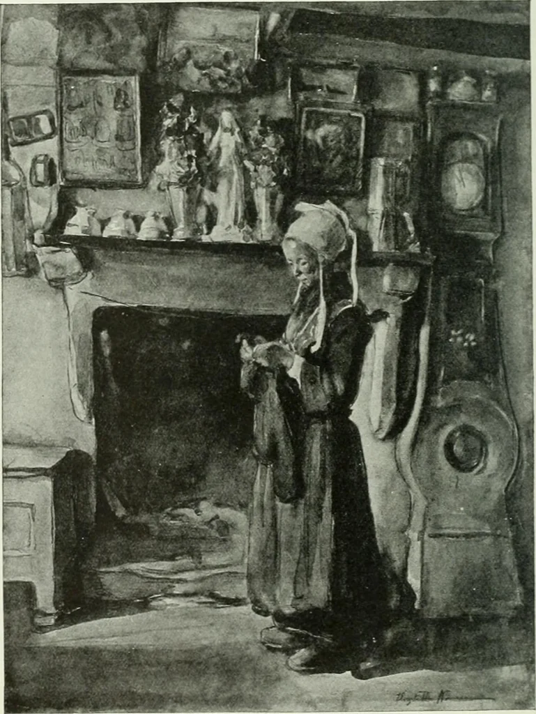 An illustration from Studio international, 1893, leaf 349