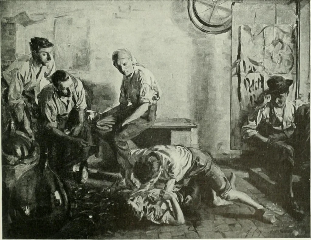 An illustration from Studio international, 1893, leaf 60