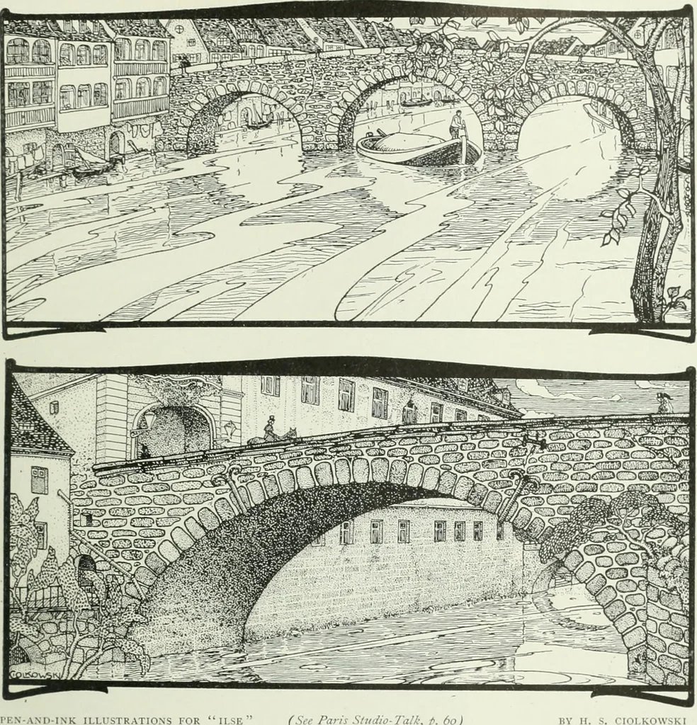 An illustration from Studio international, 1893, leaf 68