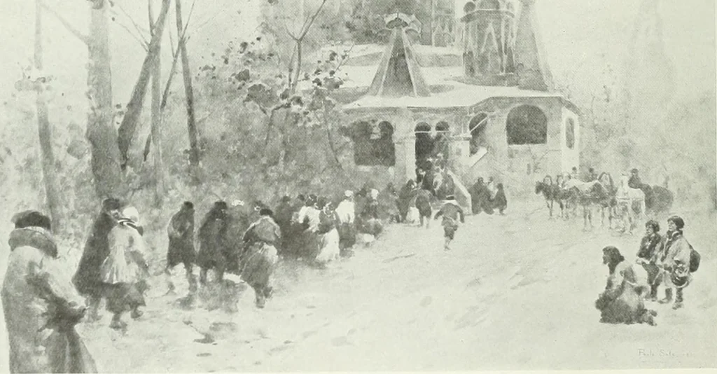 An illustration from Studio international, 1893, leaf 105