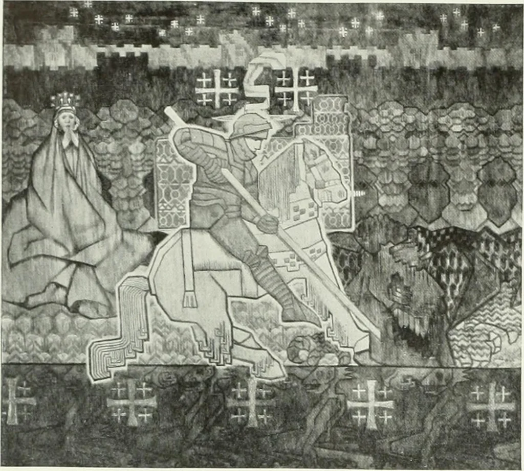 An illustration from Studio international, 1893, leaf 115