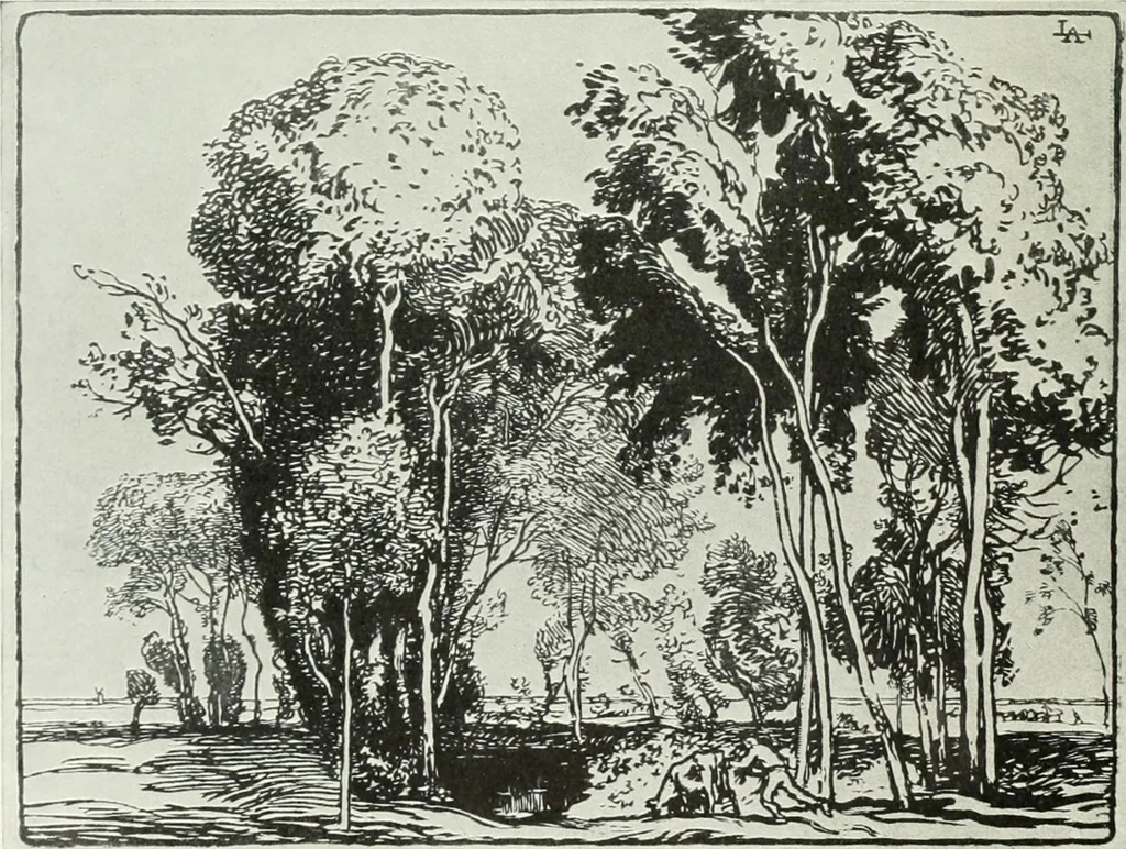 An illustration from Studio international, 1893, leaf 137
